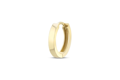 Quyumcu - 14K Gold Hoop Earring - Single Quyumcu - 14K Gold Hoop Earring - Single