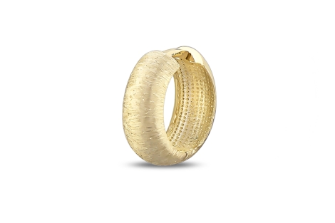 Quyumcu - 14K Gold Hoop Earring - Single Quyumcu - 14K Gold Hoop Earring - Single