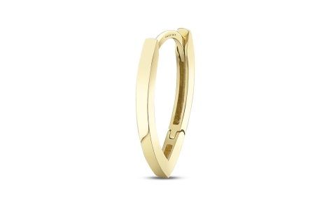 Quyumcu - 14K Gold Hoop Earring - Single Quyumcu - 14K Gold Hoop Earring - Single