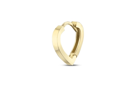 Quyumcu - 14K Gold Hoop Earring - Single Quyumcu - 14K Gold Hoop Earring - Single