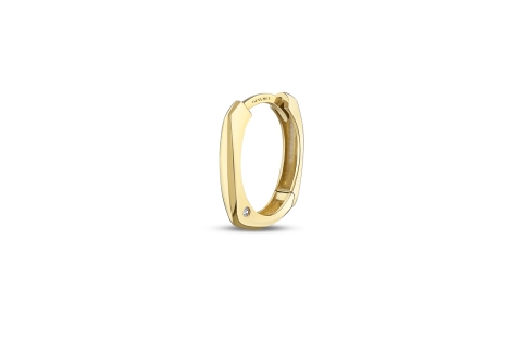 Quyumcu - 14K Gold Hoop Earring - Single Quyumcu - 14K Gold Hoop Earring - Single