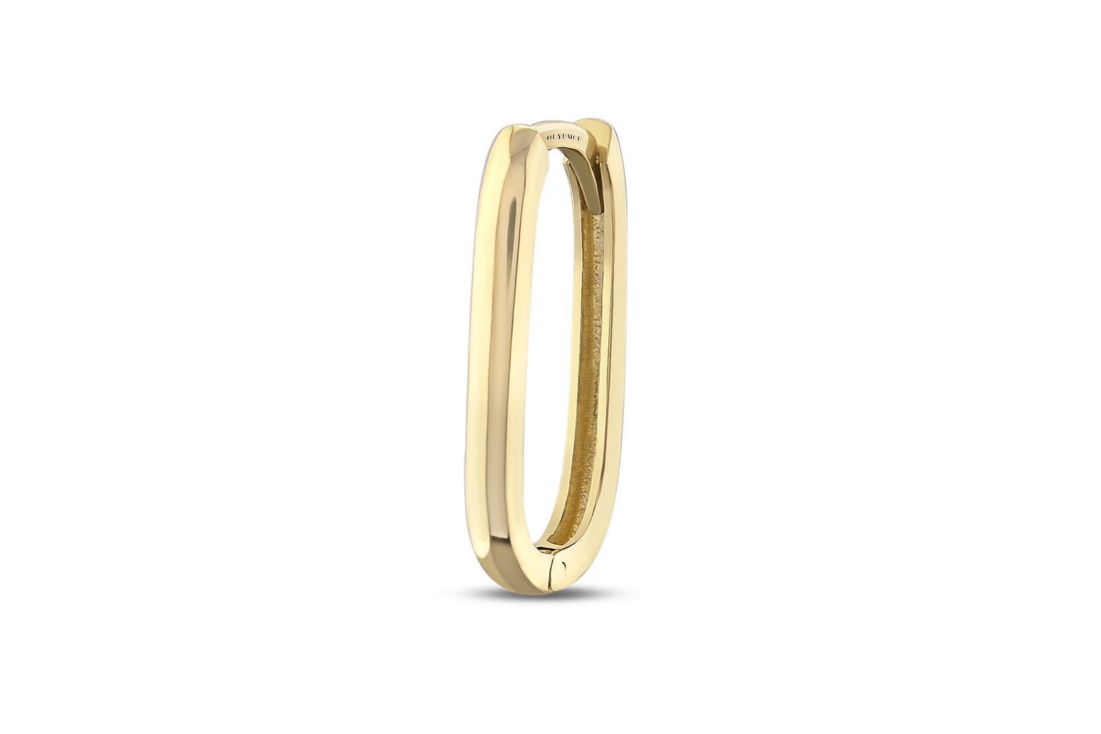 Quyumcu - 14K Gold Hoop Earring - Single Quyumcu - 14K Gold Hoop Earring - Single