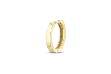 Quyumcu - 14K Gold Hoop Earring - Single Quyumcu - 14K Gold Hoop Earring - Single