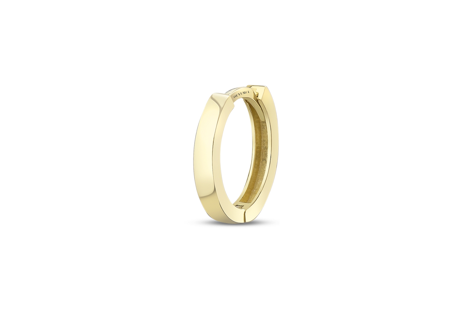 Quyumcu - 14K Gold Hoop Earring - Single Quyumcu - 14K Gold Hoop Earring - Single