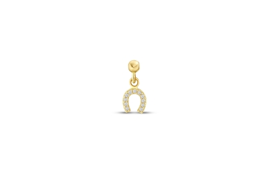 Quyumcu - 14K Gold Horseshoe Charm Quyumcu - 14K Gold Horseshoe Charm