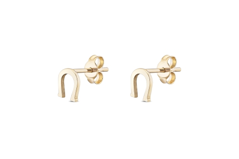 Quyumcu - 14K Gold Horseshoe Earrings Quyumcu - 14K Gold Horseshoe Earrings