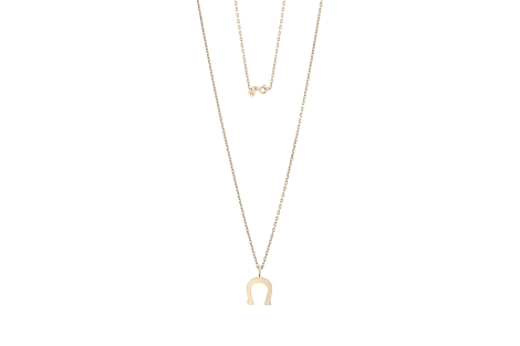 Quyumcu - 14K Gold Horseshoe Necklace Quyumcu - 14K Gold Horseshoe Necklace