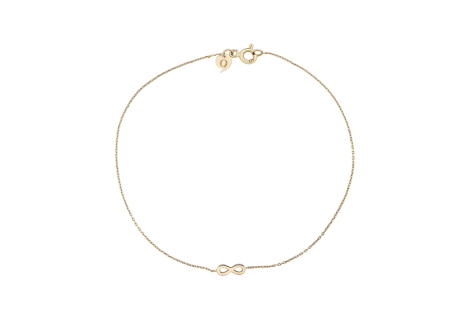 Quyumcu - 14K Gold Infinity Bracelet  Quyumcu - 14K Gold Infinity Bracelet