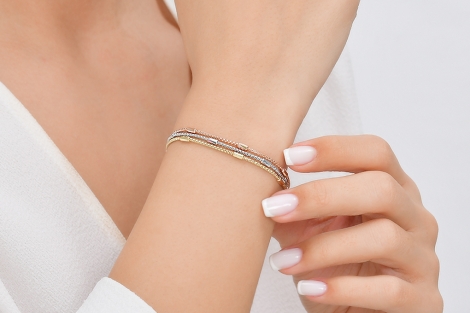 Quyumcu - 14K Gold Italian Chain Bracelet Quyumcu - 14K Gold Italian Chain Bracelet