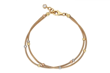 Quyumcu - 14K Gold Italian Chain Bracelet Quyumcu - 14K Gold Italian Chain Bracelet