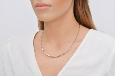 Quyumcu - 14K Gold Italian Chain Necklace Quyumcu - 14K Gold Italian Chain Necklace