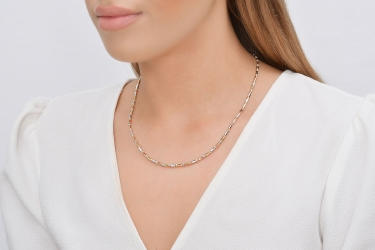 Quyumcu - 14K Gold Italian Chain Necklace