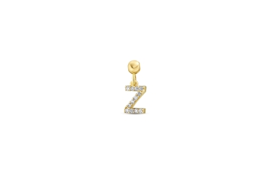 Quyumcu - 14K Gold Letter Z Charm Quyumcu - 14K Gold Letter Z Charm