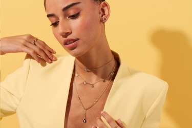 Quyumcu - 14K Gold Lucky Necklace (1) Quyumcu - 14K Gold Lucky Necklace (1)