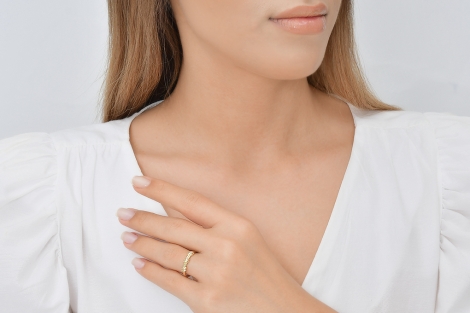 Quyumcu - 14K Gold Minimal Ring (1) Quyumcu - 14K Gold Minimal Ring (1)