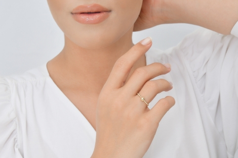 Quyumcu - 14K Gold Minimal Ring (1)