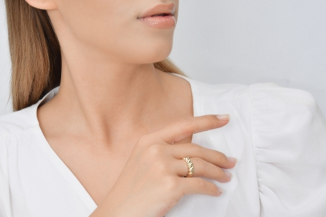 Quyumcu - 14K Gold Minimal Ring (1) Quyumcu - 14K Gold Minimal Ring (1)