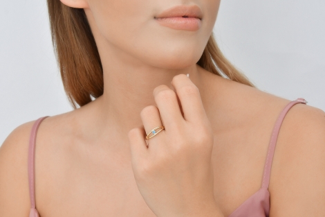 Quyumcu - 14K Gold Minimal Ring (1) Quyumcu - 14K Gold Minimal Ring (1)