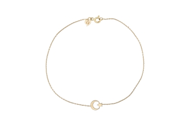 Quyumcu - 14K Gold Moon and Star Bracelet Quyumcu - 14K Gold Moon and Star Bracelet