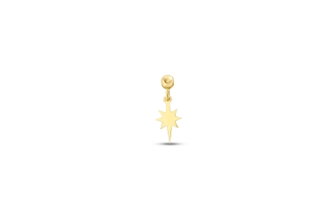 Quyumcu - 14K Gold North Star Charm Quyumcu - 14K Gold North Star Charm