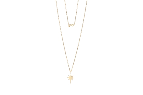 Quyumcu - 14K Gold North Star Necklace Quyumcu - 14K Gold North Star Necklace