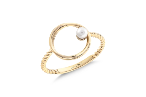 Quyumcu - 14K Gold Pearl Ring Quyumcu - 14K Gold Pearl Ring