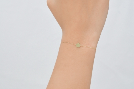 Quyumcu - 14K Gold Pomegranate Bracelet (1) Quyumcu - 14K Gold Pomegranate Bracelet (1)