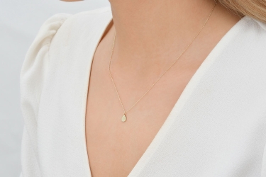 Quyumcu - 14K Gold Pomegranate Necklace (1)