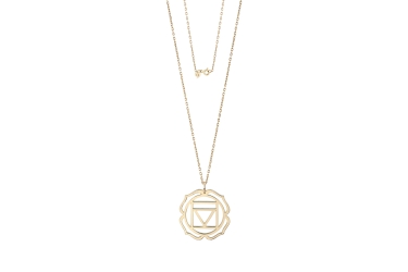 Quyumcu - 14K Gold Root Chakra Necklace Quyumcu - 14K Gold Root Chakra Necklace