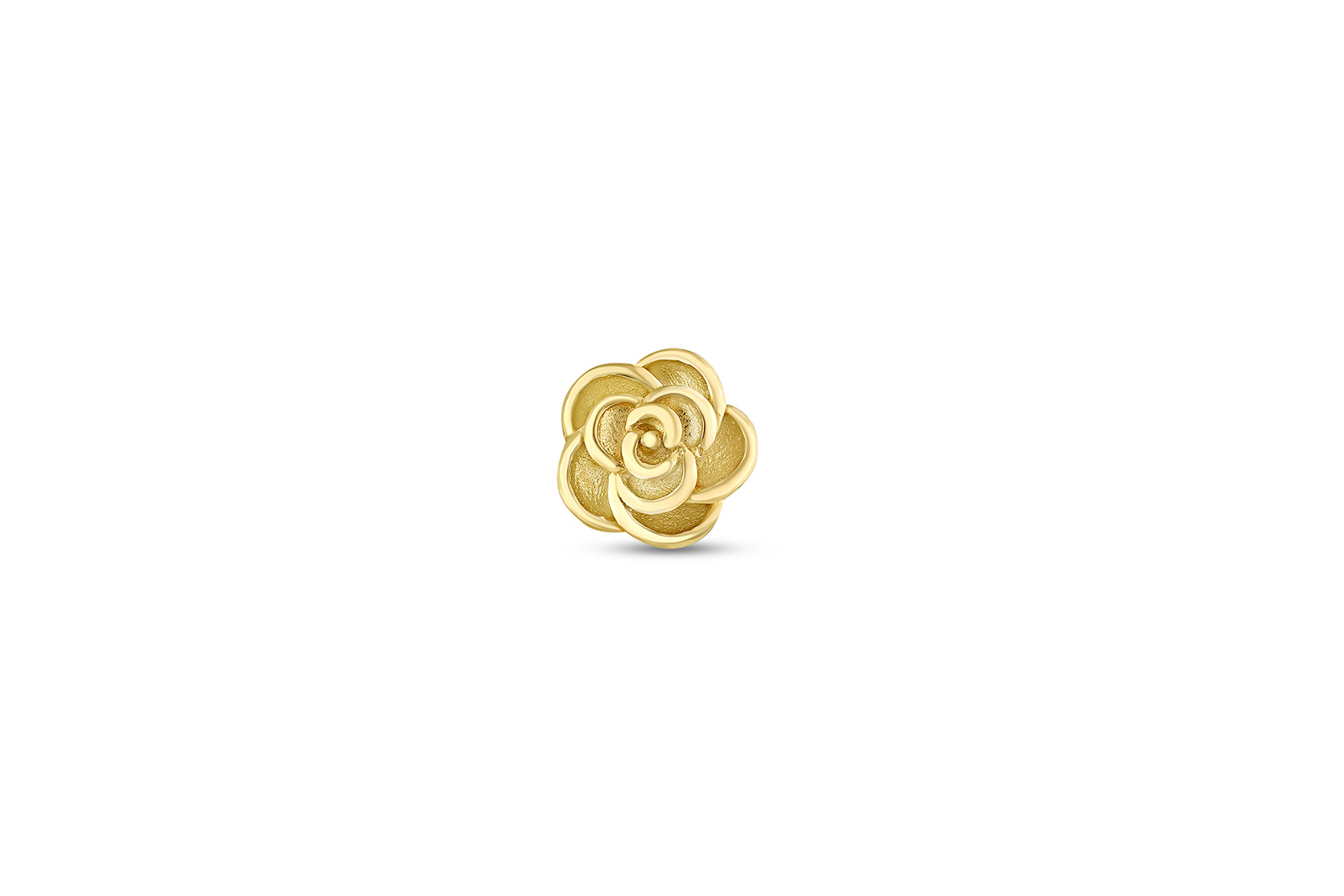 Quyumcu - 14K Gold Rose Tragus Earring (1)