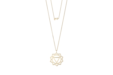 Quyumcu - 14K Gold Solar Plexus Chakra Necklace Quyumcu - 14K Gold Solar Plexus Chakra Necklace