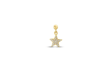 Quyumcu - 14K Gold Star Charm Quyumcu - 14K Gold Star Charm