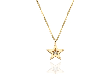 Quyumcu - 14K Gold Star Necklace (1) Quyumcu - 14K Gold Star Necklace (1)