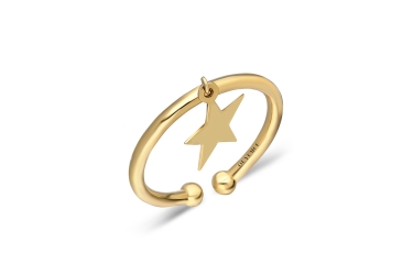 Quyumcu - 14K Gold Star Ring Quyumcu - 14K Gold Star Ring