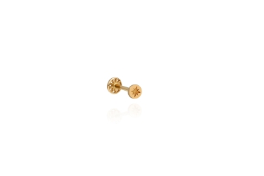 Quyumcu - 14K Gold Star Tragus Earring Quyumcu - 14K Gold Star Tragus Earring