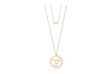 Quyumcu - 14K Gold Throat Chakra Necklace Quyumcu - 14K Gold Throat Chakra Necklace