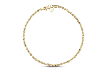 Quyumcu - 14K Gold Twisted Chain Bracelet - 21 cm Quyumcu - 14K Gold Twisted Chain Bracelet - 21 cm