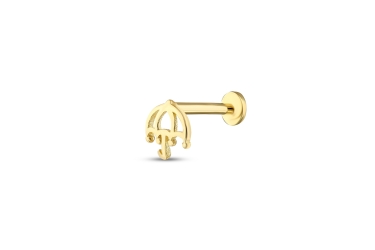 Quyumcu - 14K Gold Umbrella Tragus Earring Quyumcu - 14K Gold Umbrella Tragus Earring