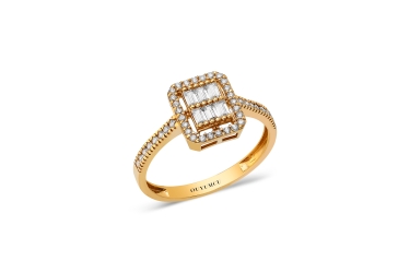 Quyumcu - 14K Gold Baguette Ring Quyumcu - 14K Gold Baguette Ring