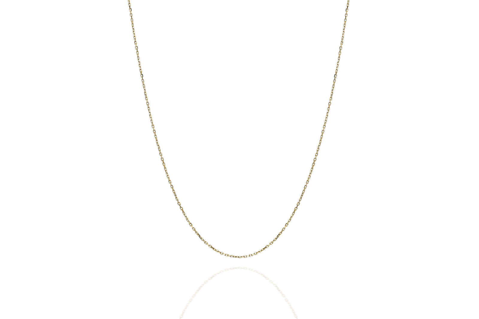 Quyumcu - 14K Solid Gold Thin Chain Necklace Quyumcu - 14K Solid Gold Thin Chain Necklace