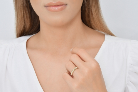 Quyumcu - 14 Ayar Altın Minimal Yüzük (1) Quyumcu - 14 Ayar Altın Minimal Yüzük (1)